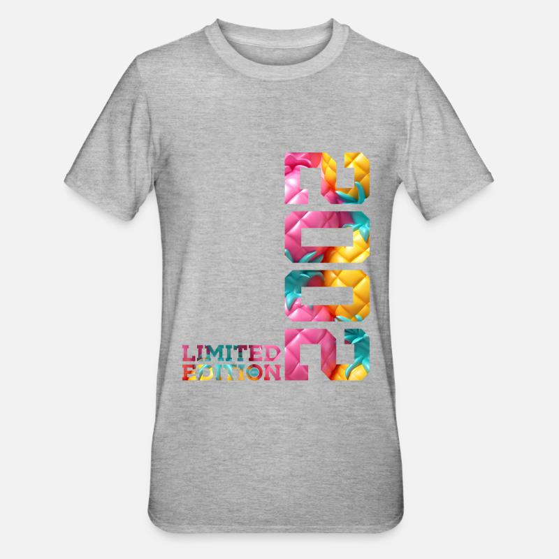 24E ANNIVERSAIRE ÉDITION LIMITÉE 2002 - T-shirt polycoton Unisexe - gris chiné