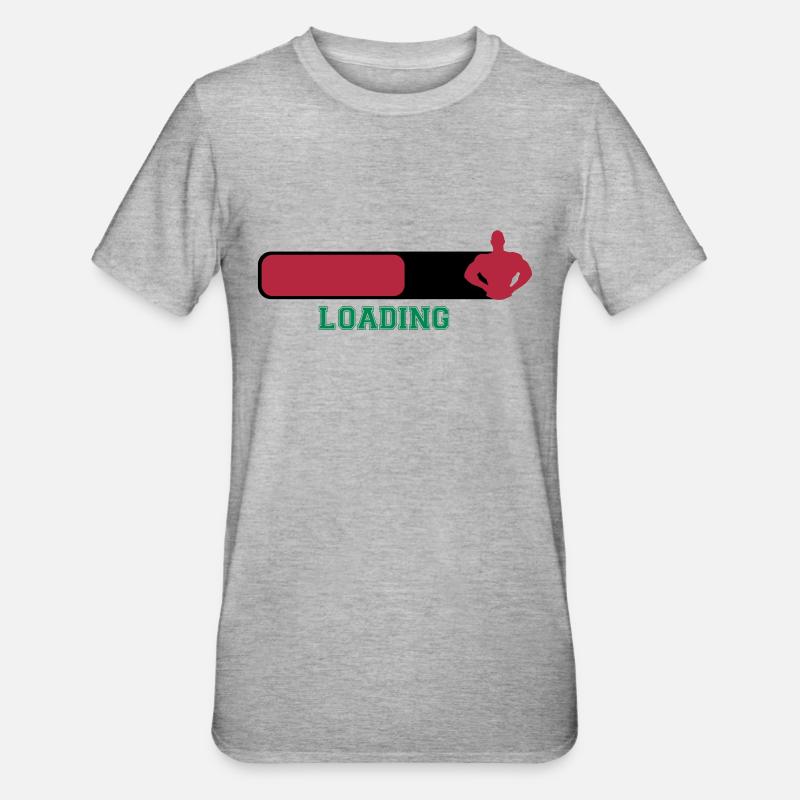 Loading - T-shirt polycoton Unisexe - gris chiné