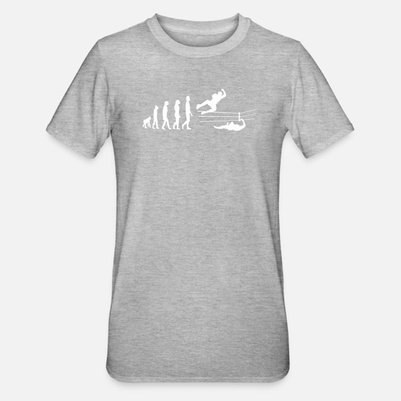 Wrestling Evolution - T-shirt polycoton Unisexe - gris chiné
