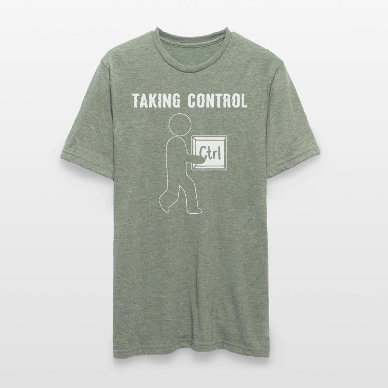 Taking Control Computerprogrammierer Unisex Polycotton T-Shirt