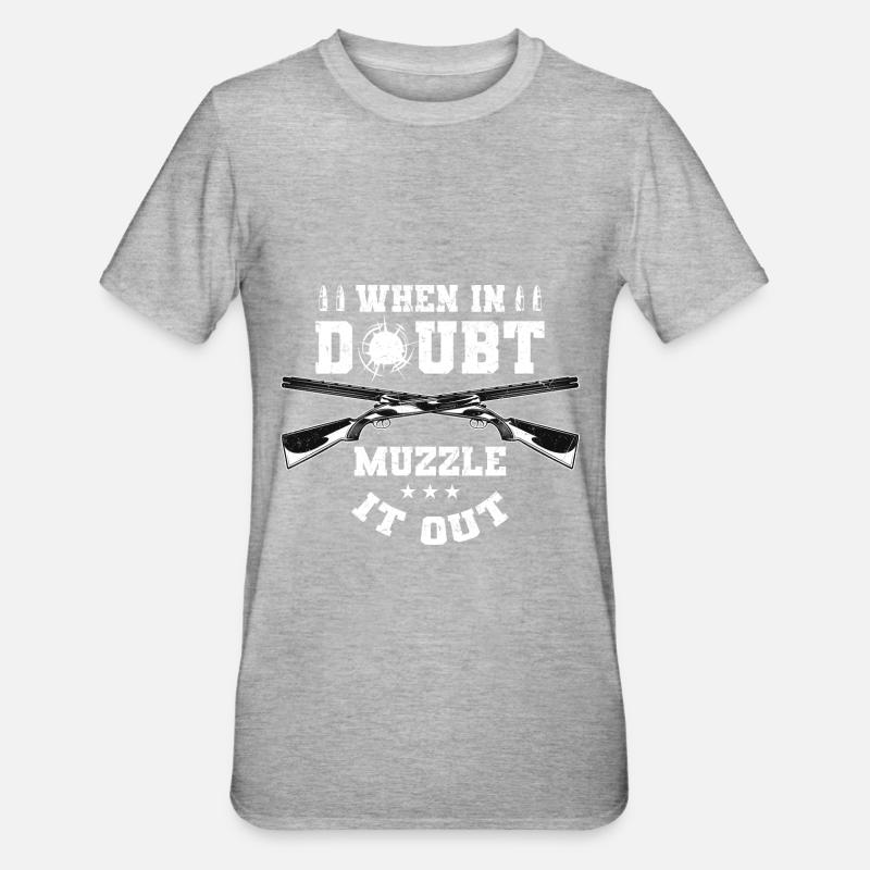 Muzzleloader - Unisex Polycotton T-Shirt - Grau meliert