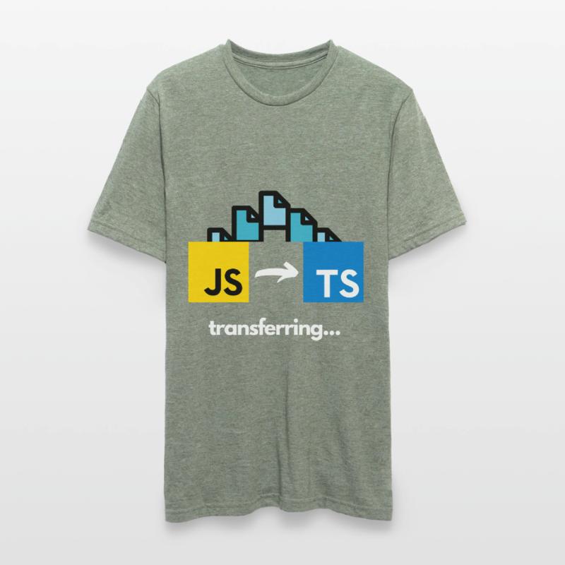 Transfert de Javascript à Typescript T-shirt polycoton Unisexe
