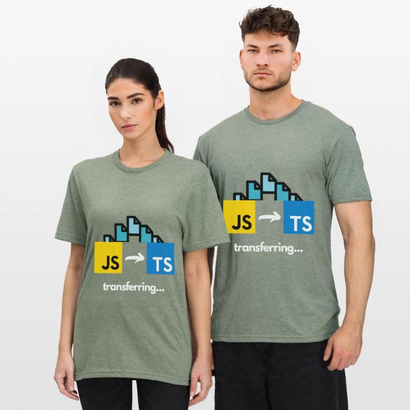 Transfert de Javascript à Typescript T-shirt polycoton Unisexe