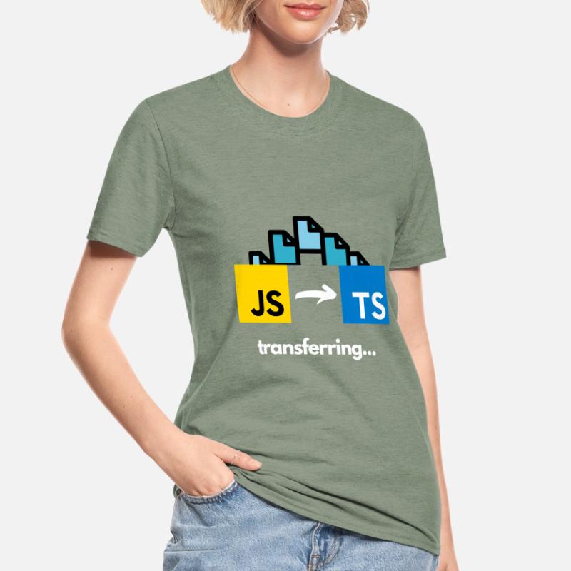Transferring from Javascript to Typescript Unisex Polycotton T-Shirt
