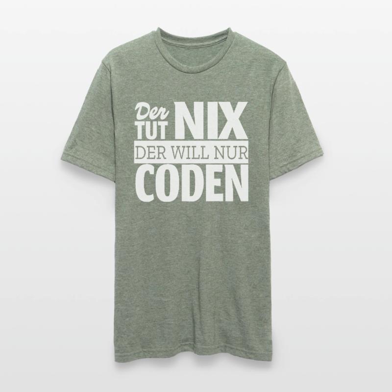 Coden Informatiker Computer Beruf Coder Outfit Unisex Polycotton T-Shirt