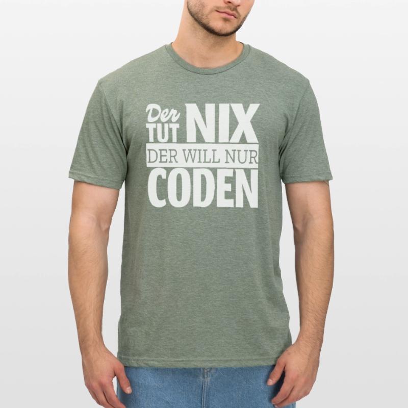 Coden Informatiker Computer Beruf Coder Outfit Unisex Polycotton T-Shirt