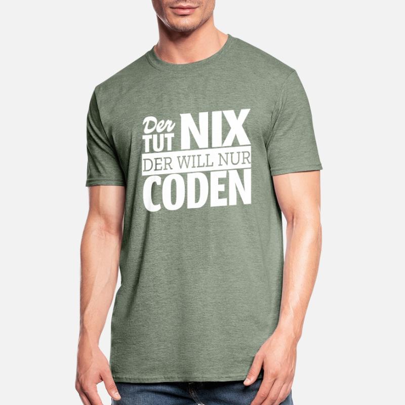Coden Informatiker Computer Beruf Coder Outfit Unisex Polycotton T-Shirt