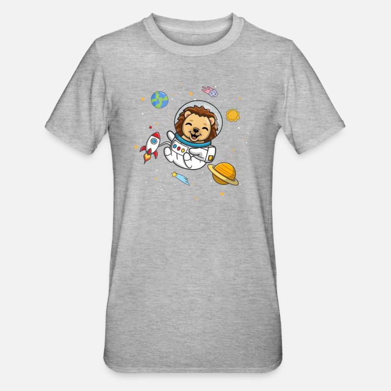 Hérisson - T-shirt polycoton Unisexe - gris chiné
