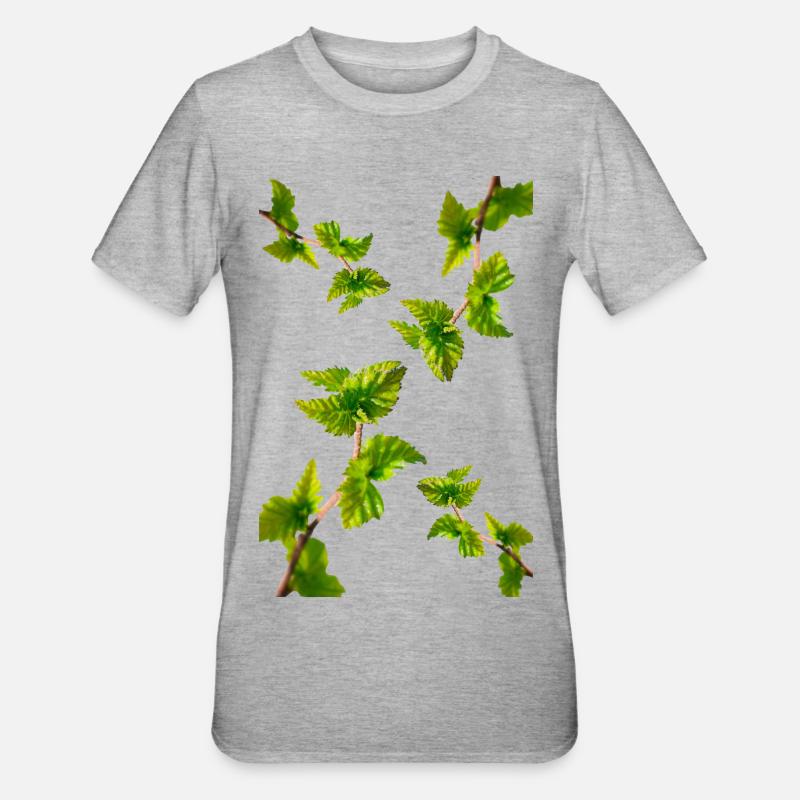 BIRCH - Unisex Polycotton T-Shirt - heather grey