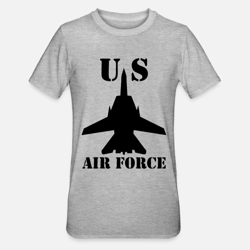 air_force - T-shirt polycoton Unisexe - gris chiné