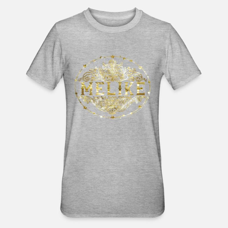 Semblable à Melike - T-shirt polycoton Unisexe - gris chiné