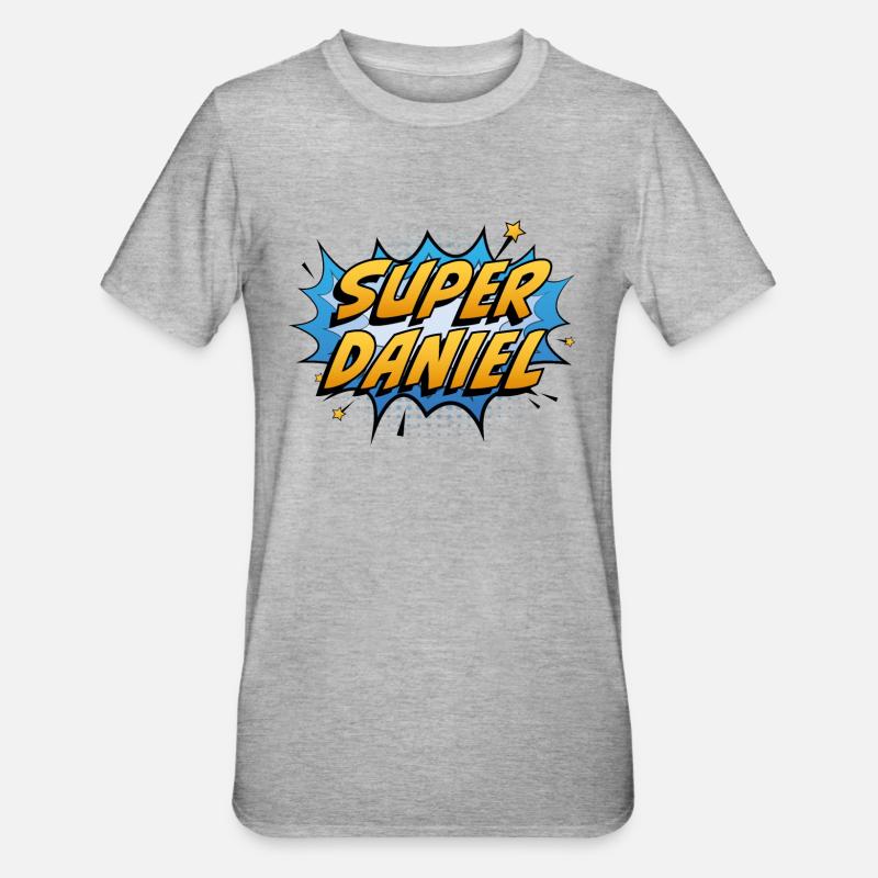 Super Daniel - T-shirt polycoton Unisexe - gris chiné
