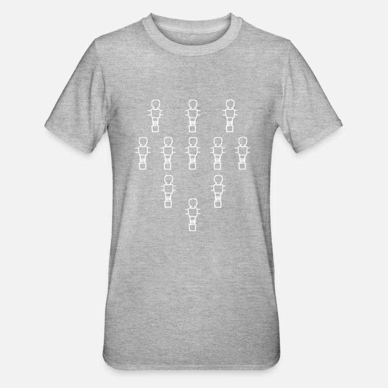 Kicker lineup - T-shirt polycoton Unisexe - gris chiné