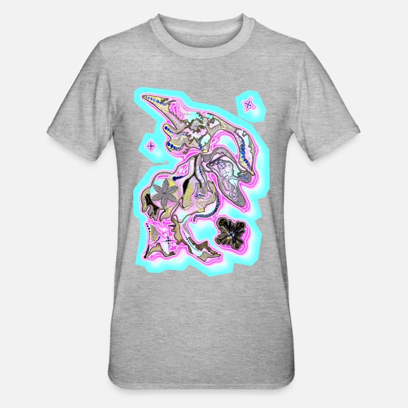 Brouillard de points - T-shirt polycoton Unisexe - gris chiné