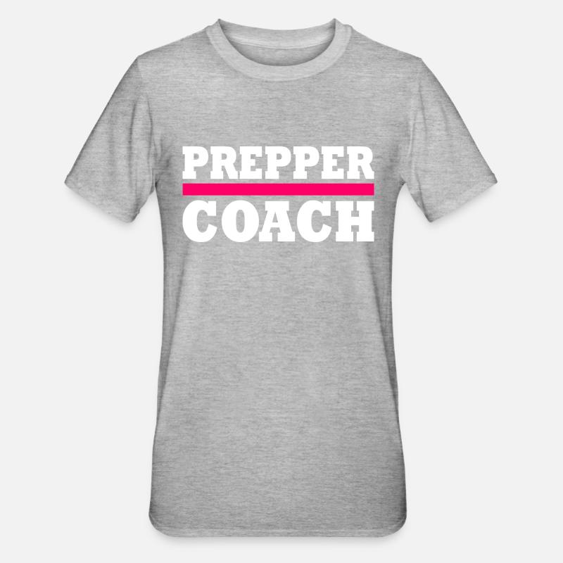 Prepper - T-shirt polycoton Unisexe - gris chiné
