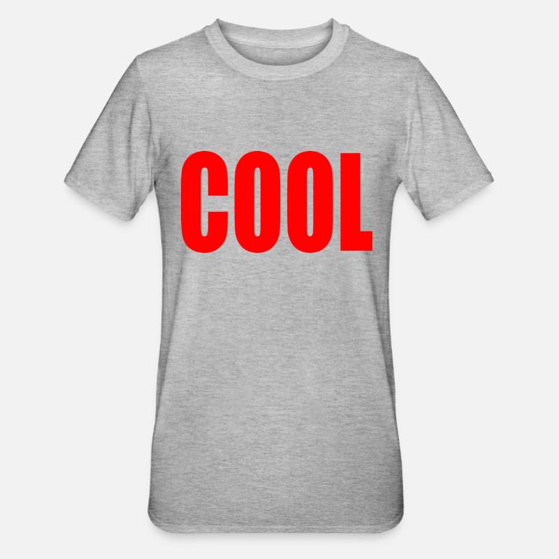 Cool - T-shirt polycoton Unisexe - gris chiné