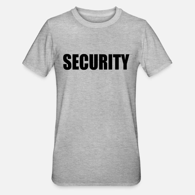 Security - T-shirt polycoton Unisexe - gris chiné
