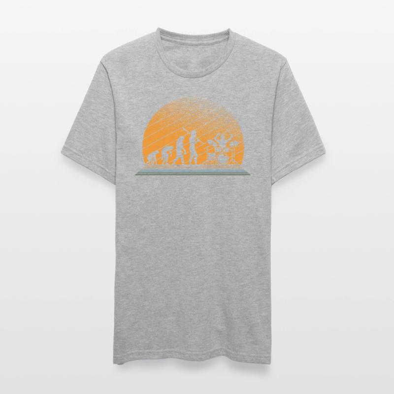 Batteur Drums Evolution Full Moon Stage T-shirt polycoton Unisexe