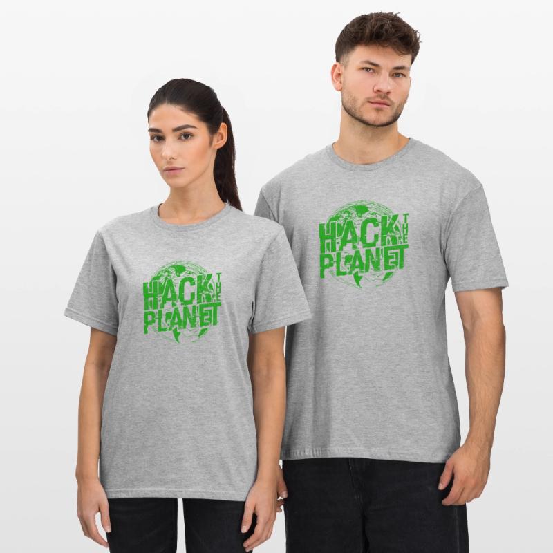 Hack the Planet Software Developer - Unisex Polycotton T-Shirt