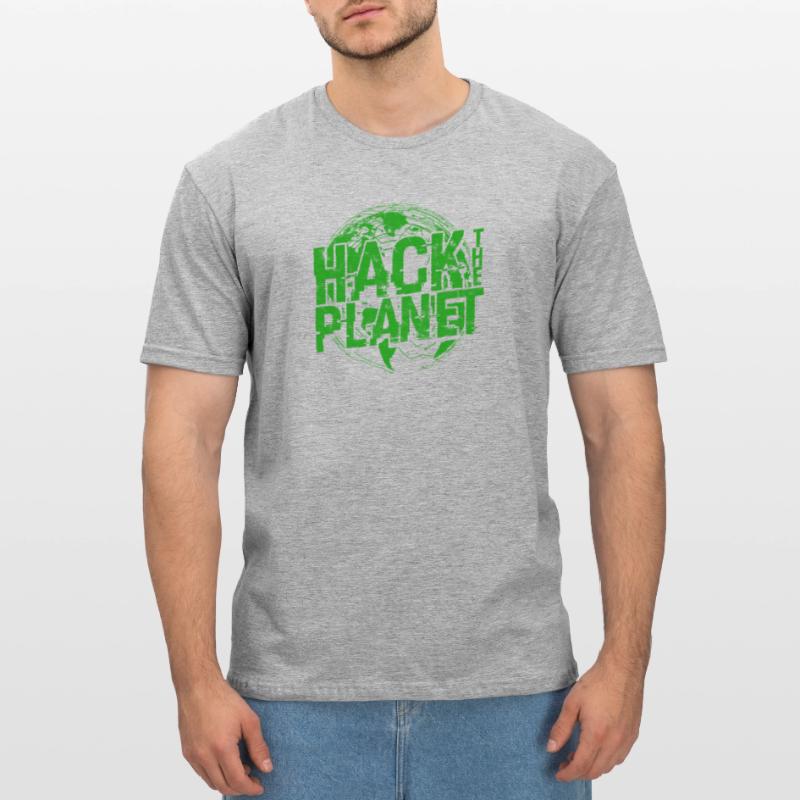 Hack the Planet Software Developer - Unisex Polycotton T-Shirt
