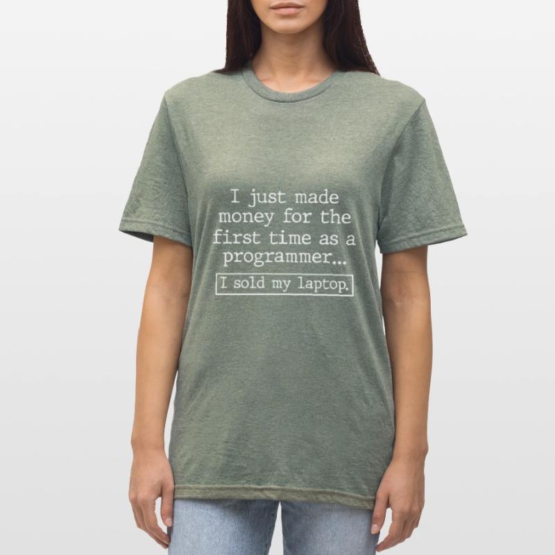 Programmierer Coder Software Entwickler Unisex Polycotton T-Shirt