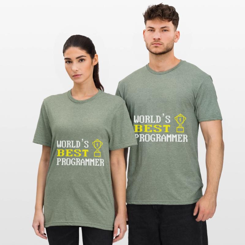 Programmierer Coder Software Entwickler Unisex Polycotton T-Shirt