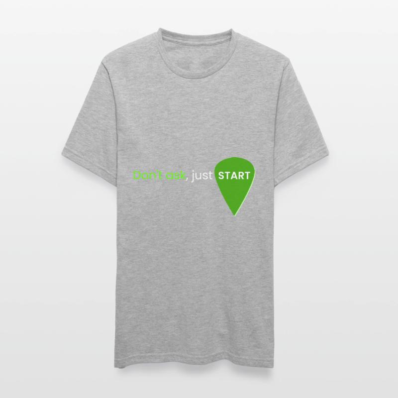 Ne demandez pas, commencez simplement T-shirt polycoton Unisexe