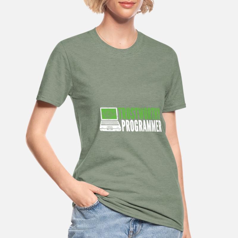 Programmierer Coder Software Entwickler Unisex Polycotton T-Shirt