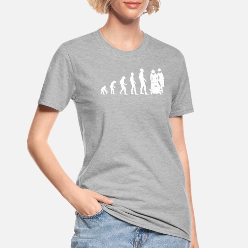 Bobsleigh Evolution Bobsleighing Bobsleigh Cadeau T-shirt polycoton Unisexe