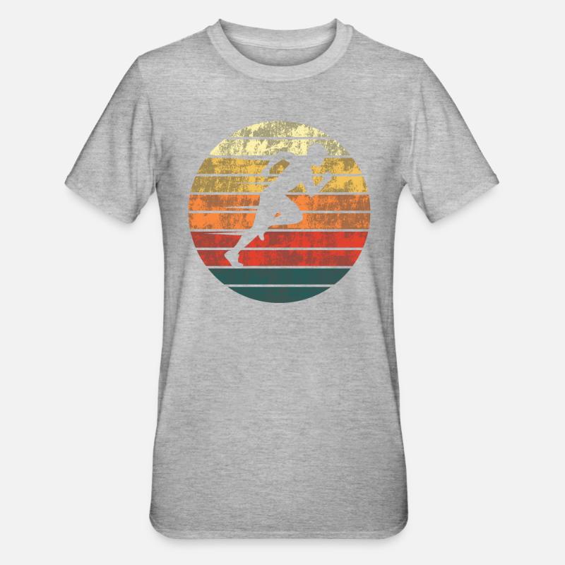 Sprinter Run Passion - T-shirt polycoton Unisexe - gris chiné