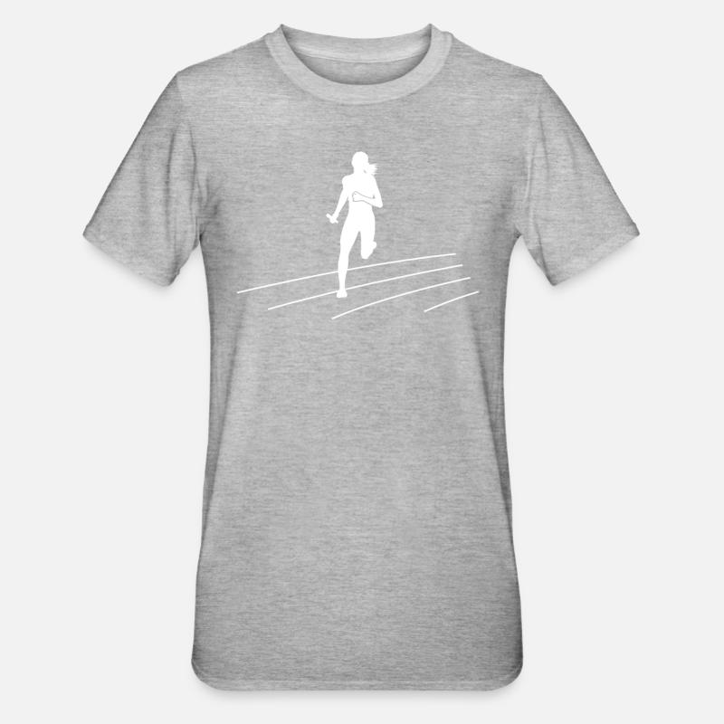 L’élégance dans la course à pied - Relay Runner Power - T-shirt polycoton Unisexe - gris chiné