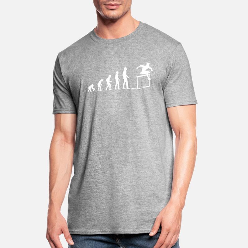 Evolution Hindernislauf Sport Evolutionär Unisex Polycotton T-Shirt