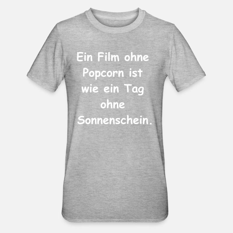 Affiche de soirée cinéma - T-shirt polycoton Unisexe - gris chiné