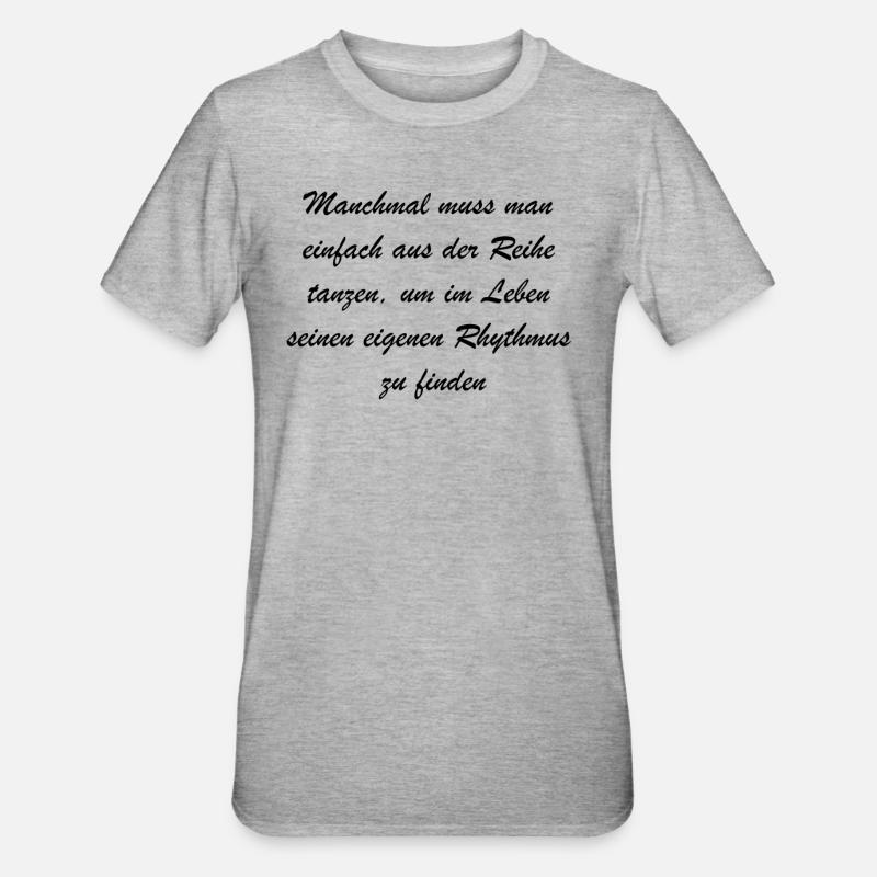Personalized Dance Gift - Unisex Polycotton T-Shirt - heather grey