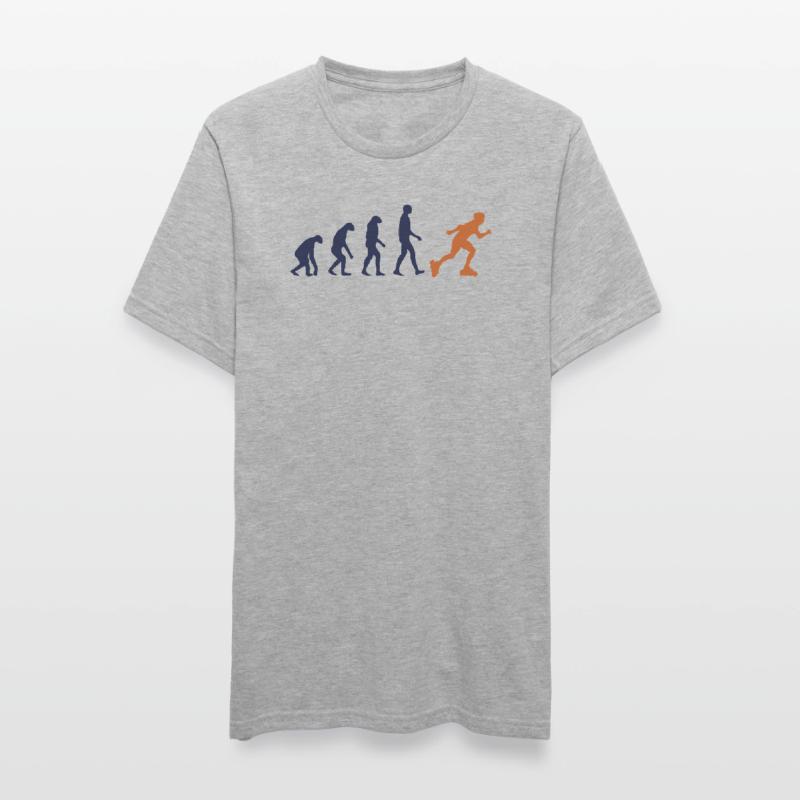 Skater Evolution Retro Roller Skating Development Unisex Polycotton T-Shirt