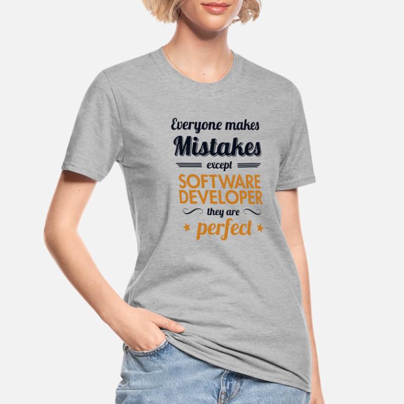 Software Developer are Perfect Full Stack Unisex Polycotton T-Shirt