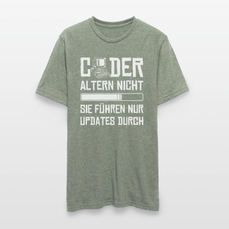 Coder Altern Nicht Developer Softwareingenieur Unisex Polycotton T-Shirt