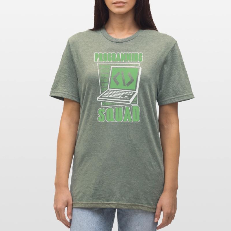 Programming Squad Softwareentwickler Developer Unisex Polycotton T-Shirt
