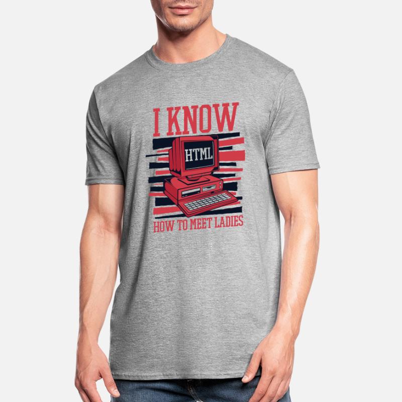 Je sais chaud pour rencontrer des dames Developer Coder T-shirt polycoton Unisexe