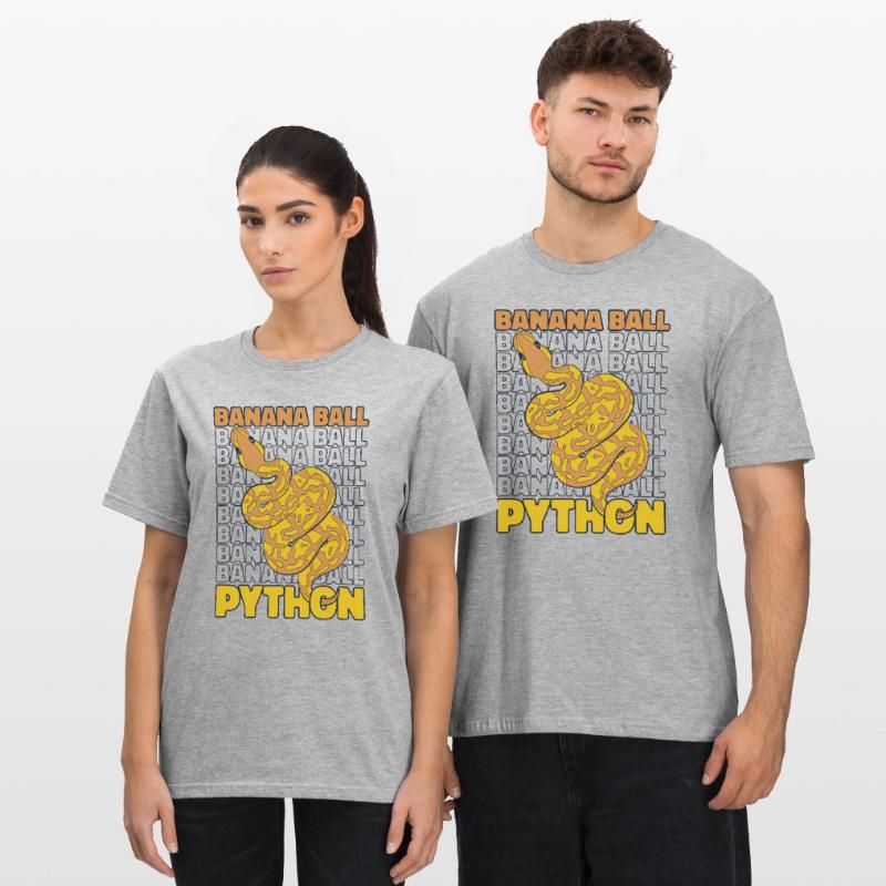 Banana Ball Python Schlange Python Banana Ball Unisex Polycotton T-Shirt