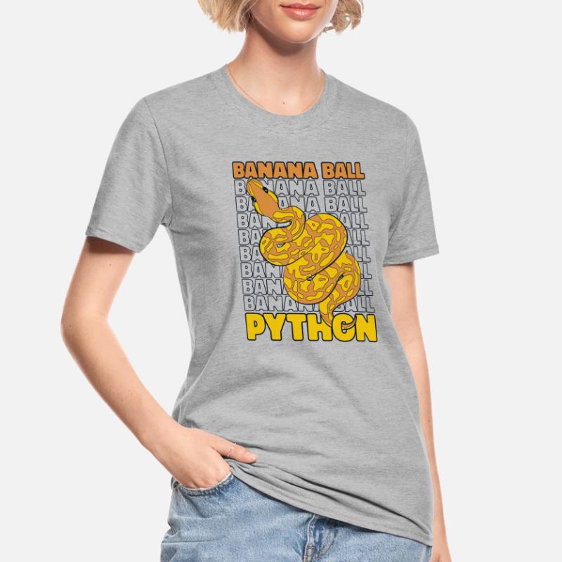 Banana Ball Python Schlange Python Banana Ball Unisex Polycotton T-Shirt