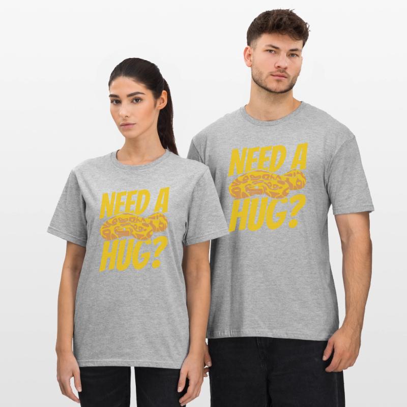 Need A Hug Python Schlange Pythonzüchter Banana Unisex Polycotton T-Shirt