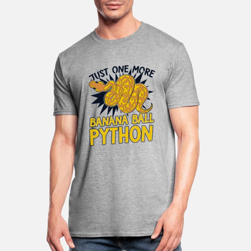Just One More Schlange Python Banana Ball Python Unisex Polycotton T-Shirt