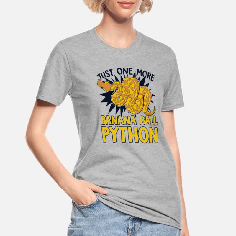 Just One More Snake Python Banana Ball Python Unisex Polycotton T-Shirt