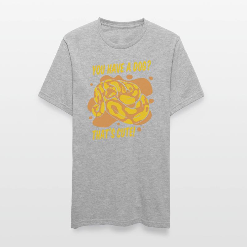 Vous avez un chien mignon Python serpent banane T-shirt polycoton Unisexe