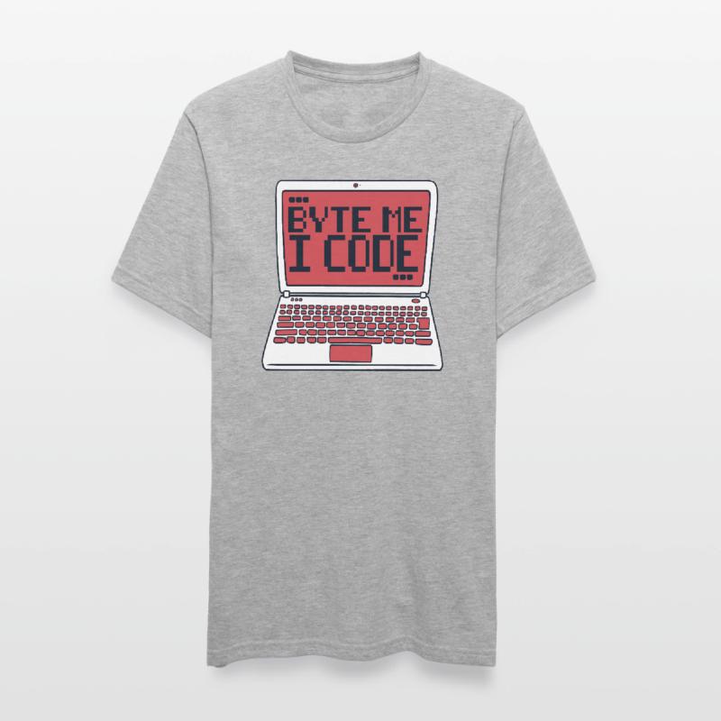 Byte Me I Code Developer Software Developer Unisex Polycotton T-Shirt