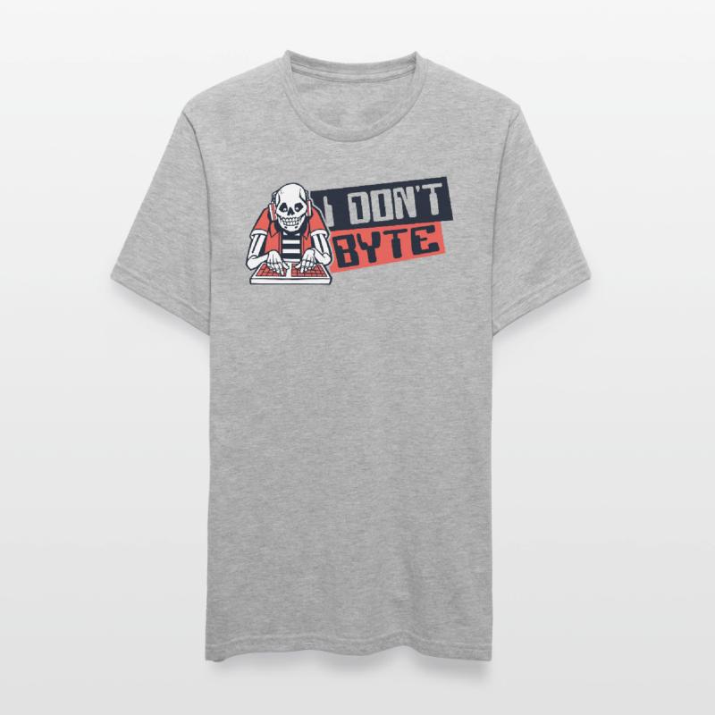 I Don't Byte Software Engineer Developer Coder Unisex Polycotton T-Shirt