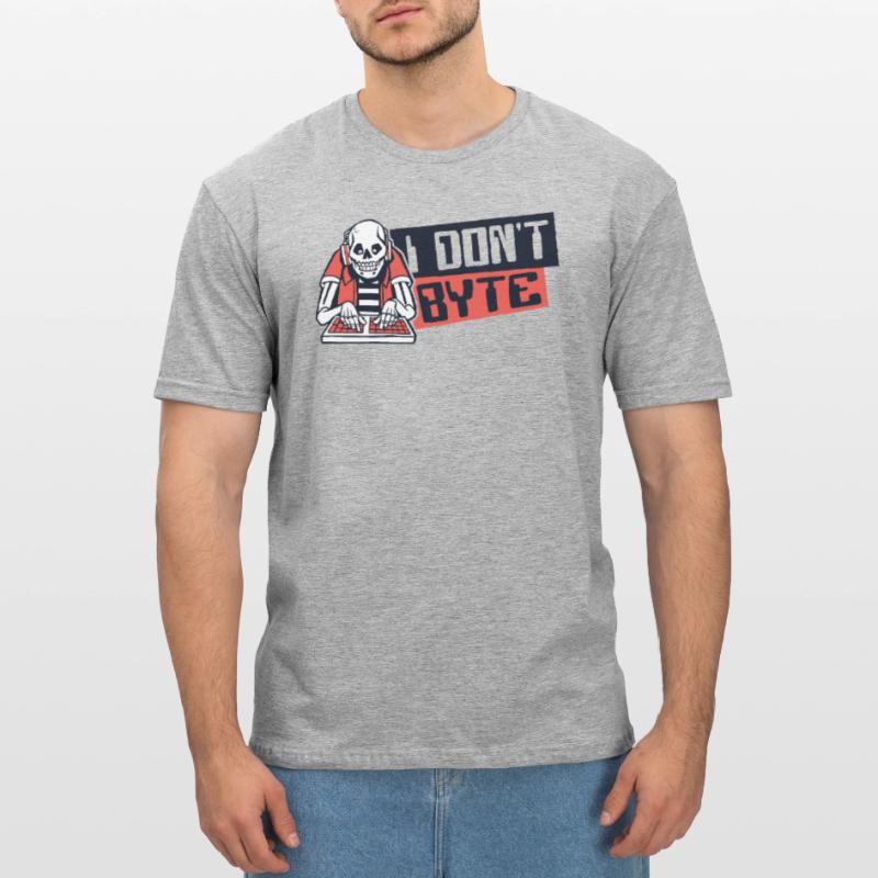 I Don't Byte Softwareingenieur Developer Coder Unisex Polycotton T-Shirt