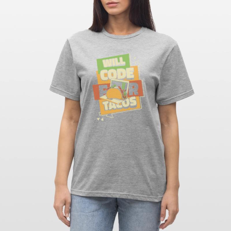 Will Code pour Tacos Développeur Codeur Programmeur T-shirt polycoton Unisexe