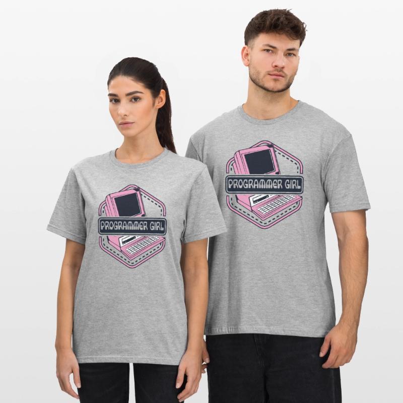 Programmer Girl Software Engineer Developer Unisex Polycotton T-Shirt